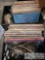 2 Milk Crates with Vinyl Records