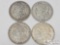 (4) 1879-1921 Morgan Silver Dollars