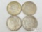 (4) 1921 Morgan Silver Dollars
