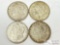 (4) 1921-D Morgan Silver Dollars