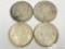 (4) 1921 Morgan Silver Dollars
