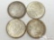 (4) 1921 Morgan Silver Dollars