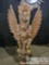 Vishnu Riding Garuda Wooden Statue