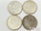 (4) 1921 Morgan Silver Dollars