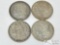 (4) 1921-D Morgan Silver Dollars
