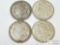 (4) 1921-D Morgan Silver Dollars