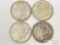 (4) 1921-S Morgan Silver Dollars