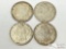 (4) 1921 Morgan Silver Dollars