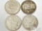 (4) 1881-1890 Morgan Silver Dollars