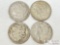 (4) 1882-1901 Morgan Silver Dollars