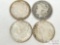(4) 1878-1900-S Morgan Silver Dollars