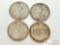 (4) 1879-1897 Morgan Silver Dollars