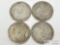 (4) 1894-1900 O Morgan Silver Dollars