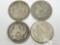 (4) 1890-1900 O Morgan Silver Dollars