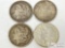 (4) 1889-1900 O Morgan Silver Dollars