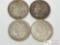 (4) 1879-1904 O Morgan Silver Dollars