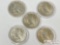 (5) 1921-1924 Silver Peace Dollars