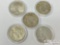 (5) 1922-1934 Silver Peace Dollars