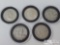 (5) 1949-1954 Franklin Half Dollars
