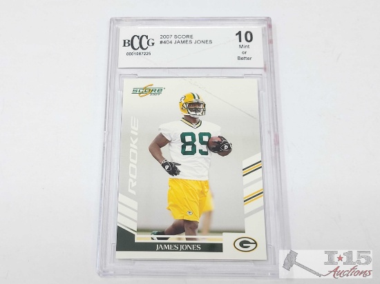 James Jones 2007 Score #404 Rookie Card
