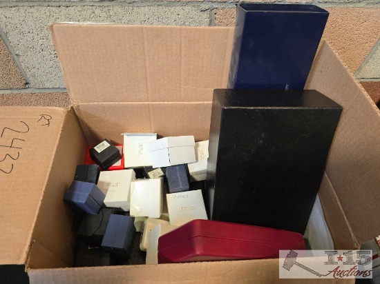 Empty Ring Boxes and Mint Proof Boxes
