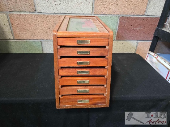 7 Drawer Collectors Cabinet