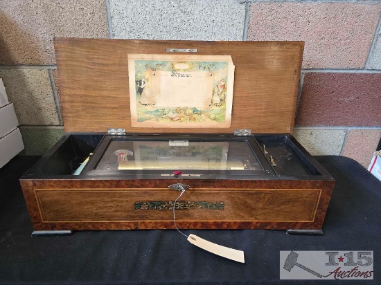 Antique Cylinder Music Box