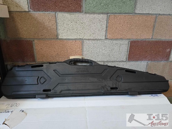 Rifle Hard Case and (3) Holsters