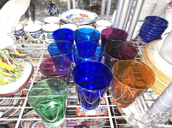 (10) Baccarat Crystal Mosaique Tumblers