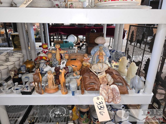 Wood Carvings, Decorative Gourds, Animal Figurines
