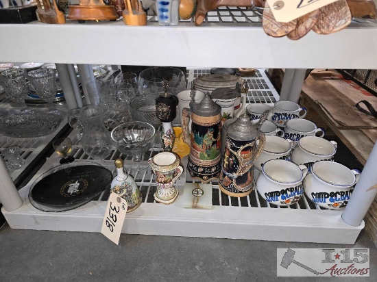 Glass, Steins, and Dishware