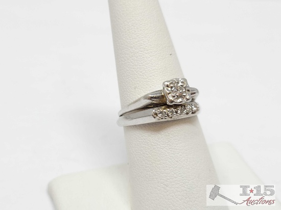 14k Diamond Ring, 4g