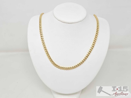 10k Gold Chain Necklace, 22.24g