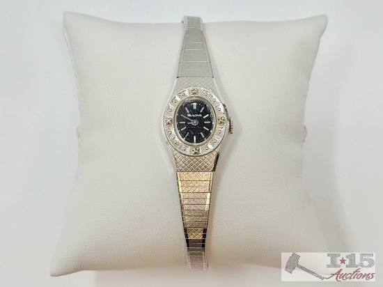 Vintage Bulova Diamond Watch