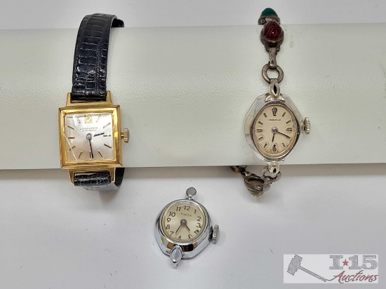 (3) Stainless Steel Watches