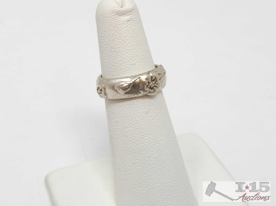 .925 Silver Tiffany & Co. Ring, 5.2g
