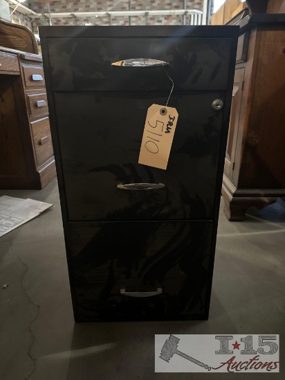 Metal filing cabinet