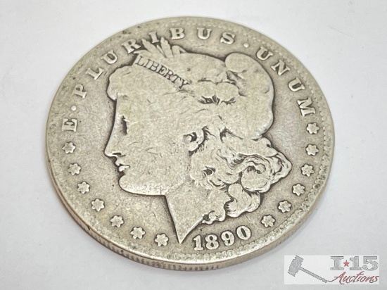 1890 Morgan Silver Dollar
