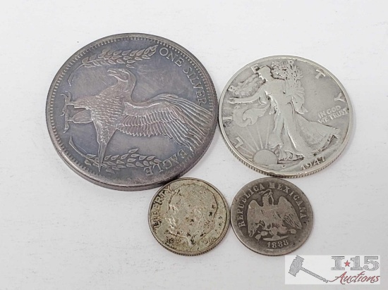 (4) Silver Coins