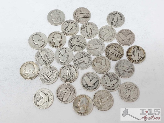 Washington Quarters & Standing Liberty Quarters