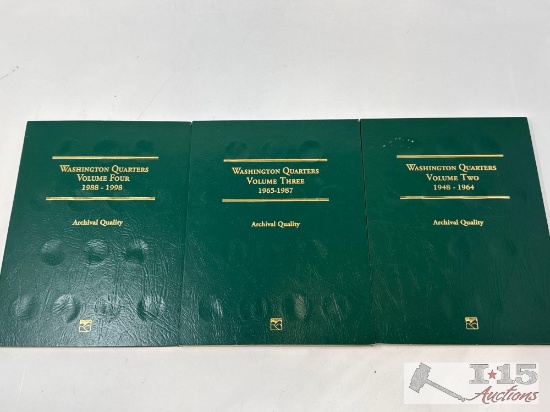 (3) 1948-1998 Vol.2-4 Washington Quarter Sets