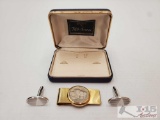 Money Clip and Cufflinks