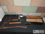 (4) Hatchets and (4) Swords