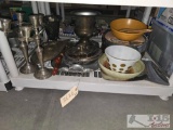 Candle Holders, Serving Trays, Platter, Bowls