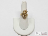 14k Diamond Ring, 5g