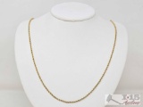 14k Gold Necklace, 5.7g