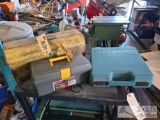 Makita Drill and Two Tool Boxes