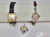 (3) Stainless Steel Watches