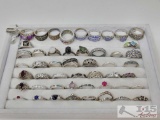 (51) .925 Silver Rings, 180g