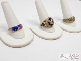 (3) .925 Rings, 24.9g